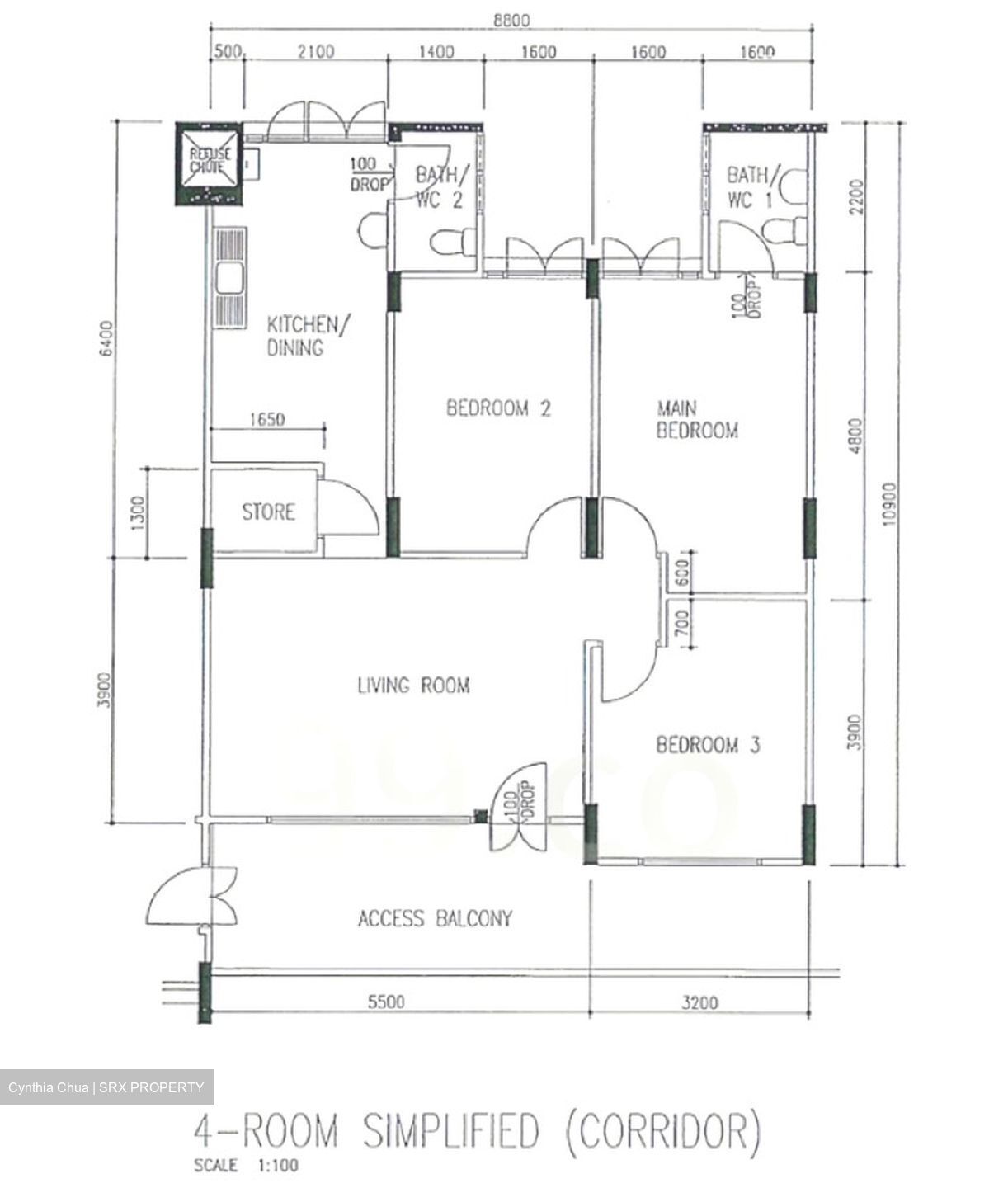 Blk 451 Tampines Street 42 (Tampines), HDB 4 Rooms #601581091